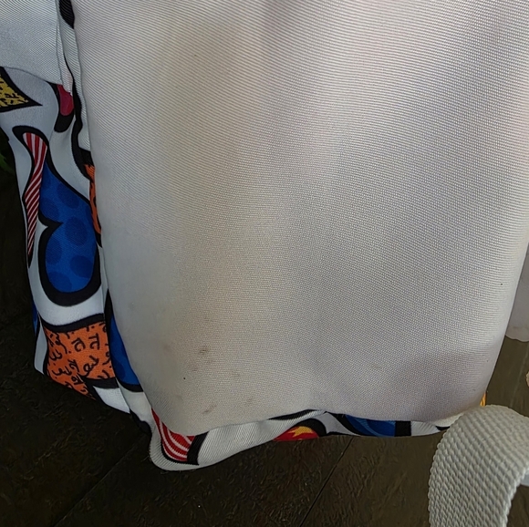 BRITTO Colorful Heart Print Backpack-Romero Britto - Picture 9 of 14